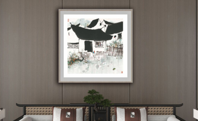 客廳裝(zhuāng)飾畫