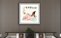 客廳裝(zhuāng)飾畫
