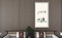 客廳裝(zhuāng)飾畫