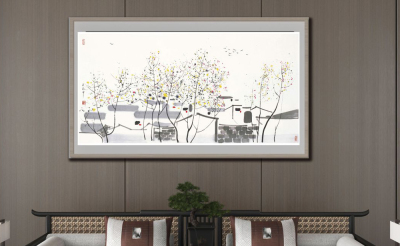 客廳裝(zhuāng)飾畫